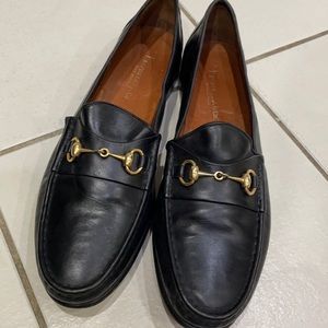 Men’s black slip on shoes made in Italy